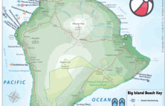 Big Island Top 30+ Beaches To Visit + Map | Big Island Beach Guide intended for Black Sand Beach Big Island Map