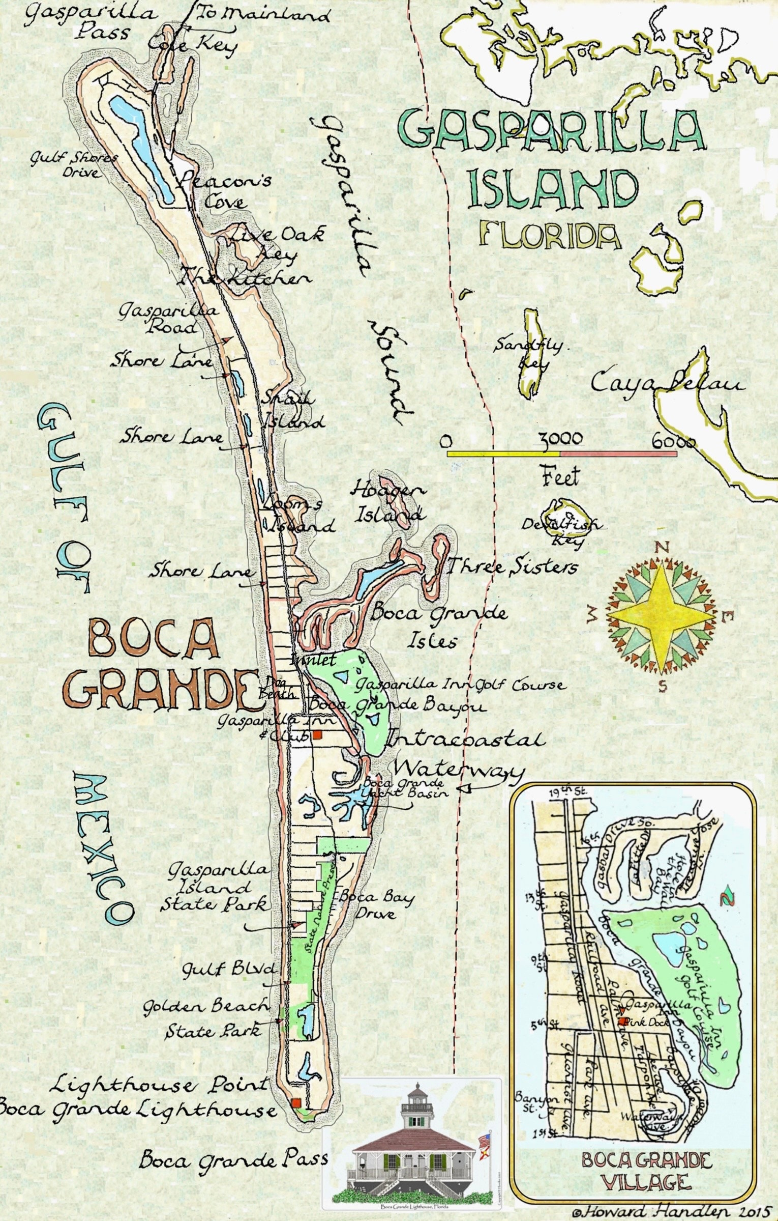 Boca Grande Florida Map inside Boca Grande Beach Florida Map