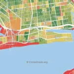 Brighton Beach, Brooklyn, Ny Violent Crime Rates And Maps Inside Brighton Beach New York Map