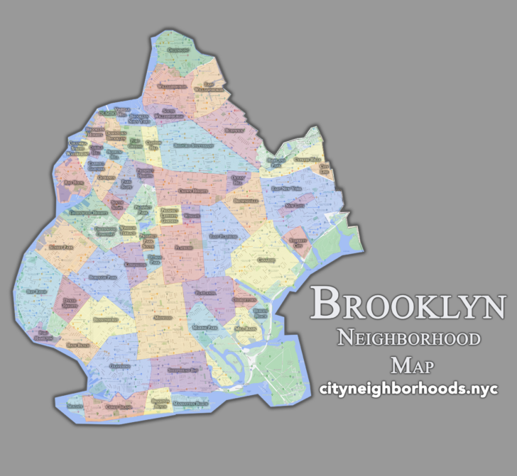 Map of Brighton Beach Ny