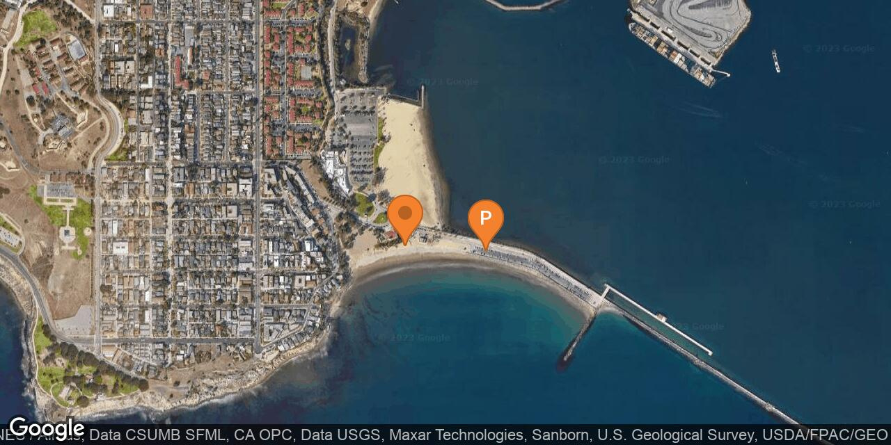 Cabrillo Beach (Ocean Beach), San Pedro In Los Angeles, Ca throughout Map Of Ocean Beach California