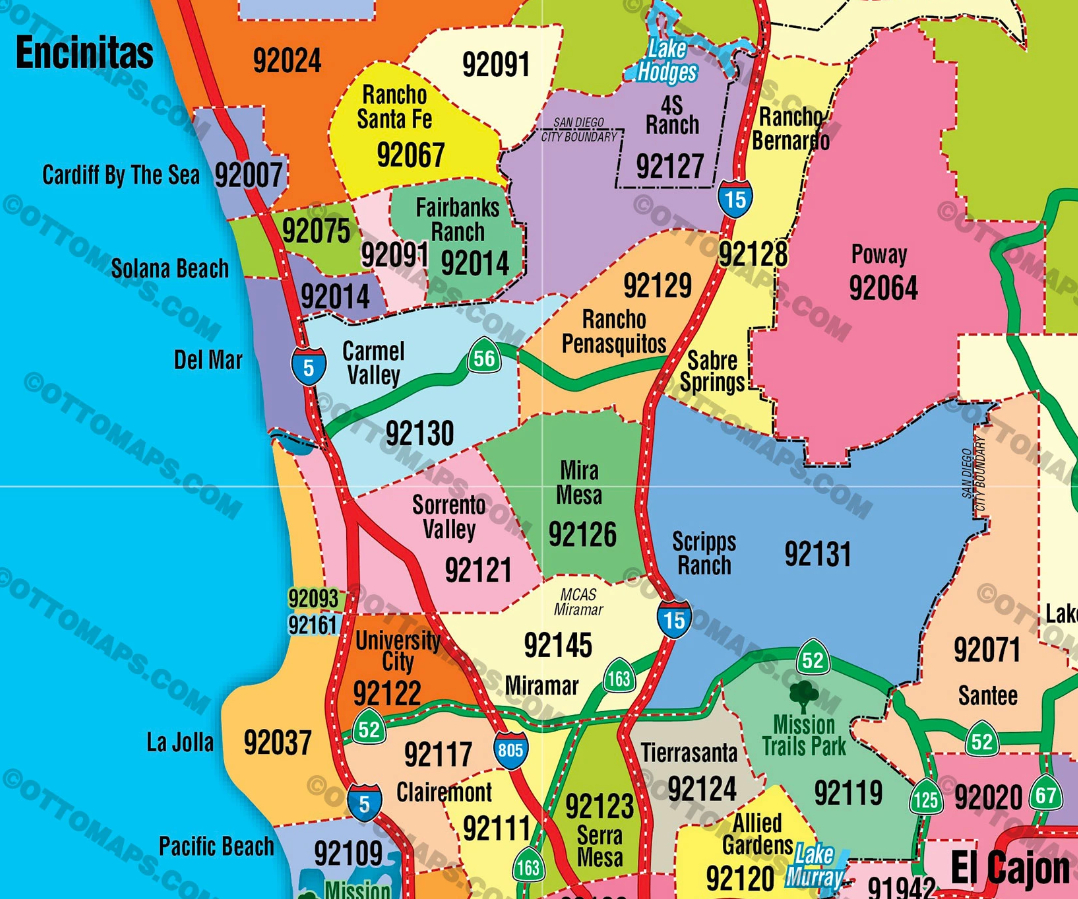 California Zip Code Maps - California Cali with Venice Beach Zip Code Map