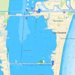 Cape Canaveral To Cocoa Beachboat   Savvy Navvy Smart Routing With Google Maps Cocoa Beach Fl
