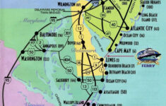 Cape May Map for Map Of Cape May Beaches