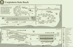 Carpinteria State Beach Map - Ontheworldmap in Carpinteria State Beach Campground Map