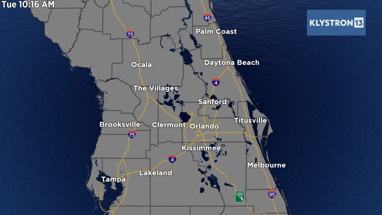 Central Florida Countycounty Radar Maps | Stormtracker 13 regarding Weather Map For Daytona Beach Florida