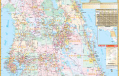 Central Florida Regional Wall Mapkappa - The Map Shop within Map of Central Florida West Coast