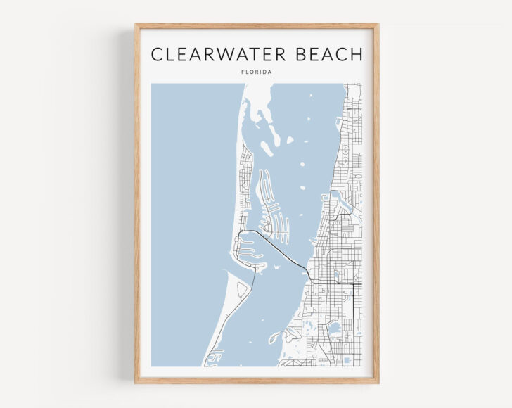 Clearwater Beach on a Map