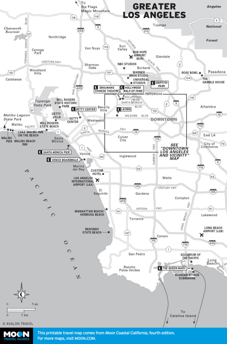 Los Angeles Area Beaches Map Los Angeles Area Beaches Map