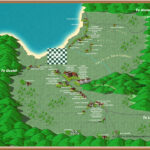 Coco Beach Tourist Map   Coco Beach Costa Rica • Mappery Pertaining To Map Of Coco Beach Costa Rica