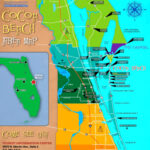 Cocoa Beach Area Map   Ontheworldmap Throughout Cocoa Beach On A Map