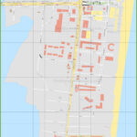 Cocoa Beach Downtown Map   Ontheworldmap Throughout Map Of Cocoa Beach Hotels