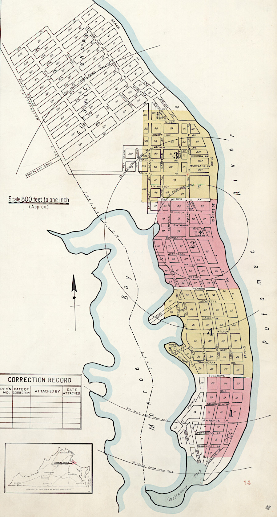 Colonial Beach regarding Map Of Colonial Beach Va