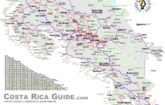 Costa Rica- Free Printable Map Download within Map Of Jaco Beach Costa Rica