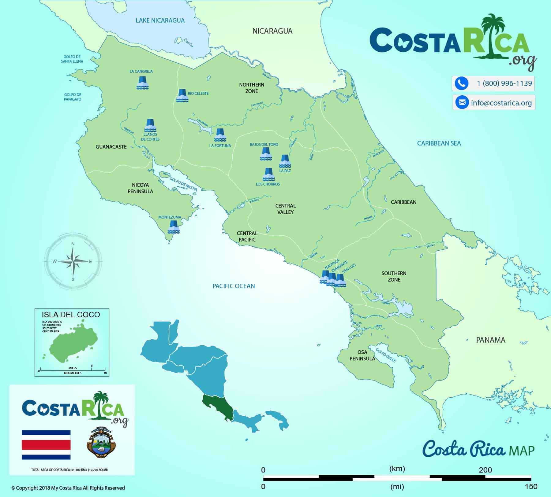 Costa Rica Maps - Every Map You Need For Your Trip To Costa Rica in Map Of Costa Rica Jaco Beach