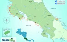 Costa Rica Maps - Every Map You Need For Your Trip To Costa Rica with Beaches in Costa Rica Map