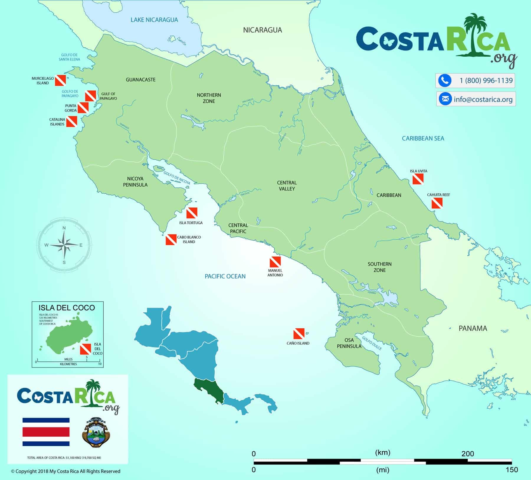 Costa Rica Maps - Every Map You Need For Your Trip To Costa Rica with Map Of Jaco Beach Costa Rica