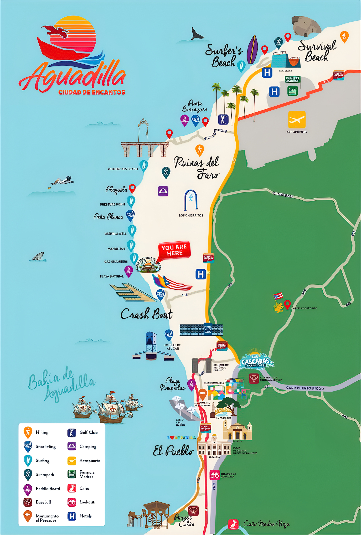 Crash Boat Villathe Sea – For Rent In Aguadilla, Pr with Crash Boat Beach Puerto Rico Map