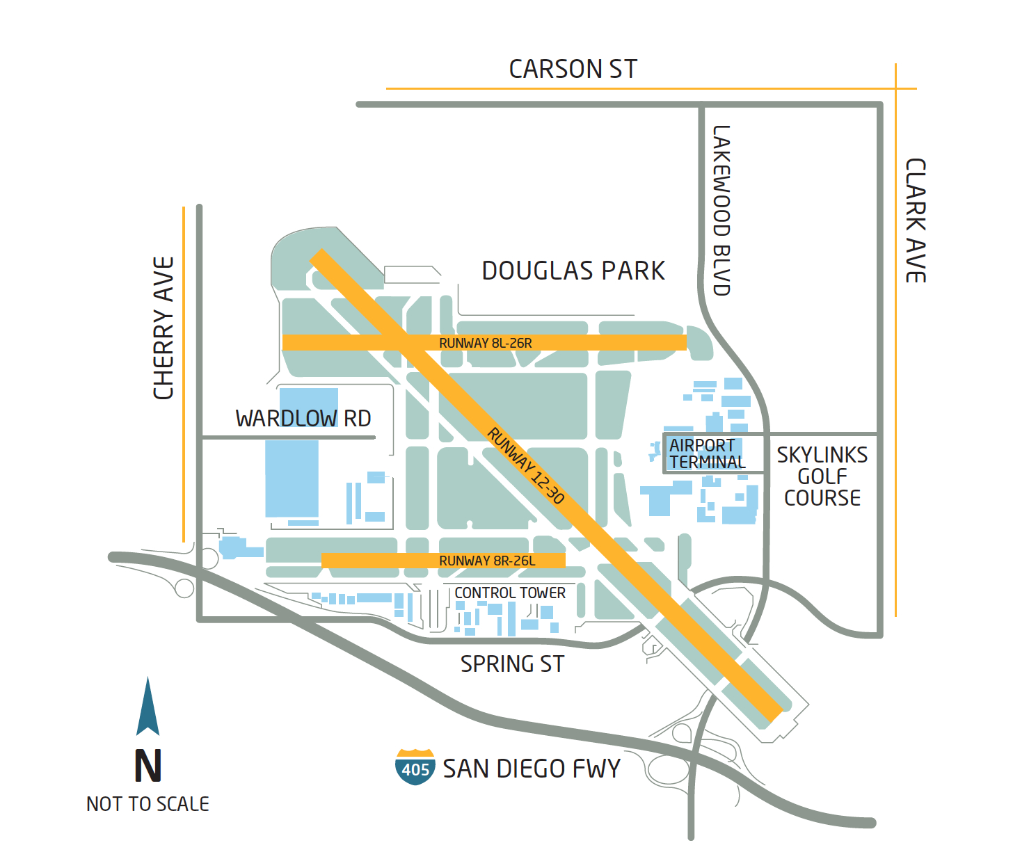 Critical Runway Lighting Upgrades Key To Electrical Improvements with regard to Map of Long Beach Ca Airport