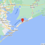 Crystal Beach Around Bolivar Peninsula Helicopter Tour For 2 In Map Of Crystal Beach Texas