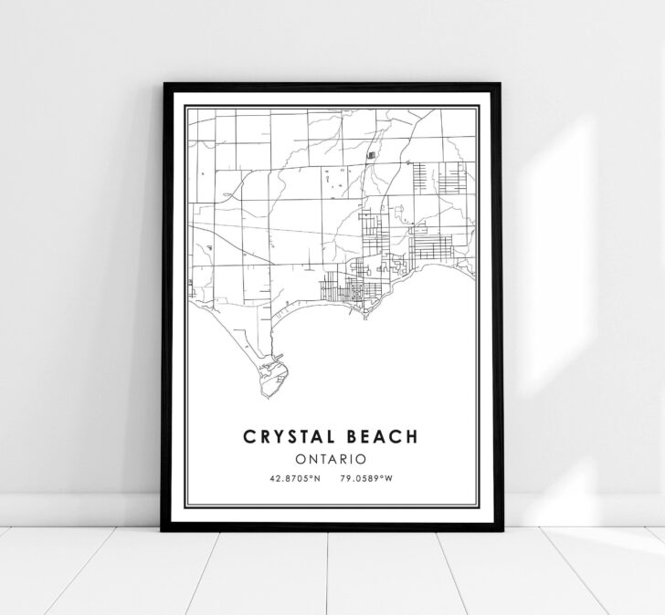 Map of Crystal Beach Florida