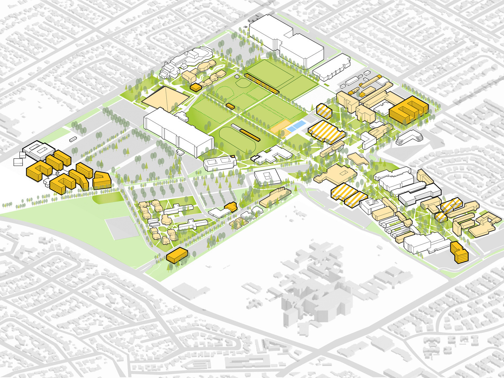 Csu Long Beach 2035 Campus Master Plan Update - Dlr Group regarding Csu Long Beach Campus Map