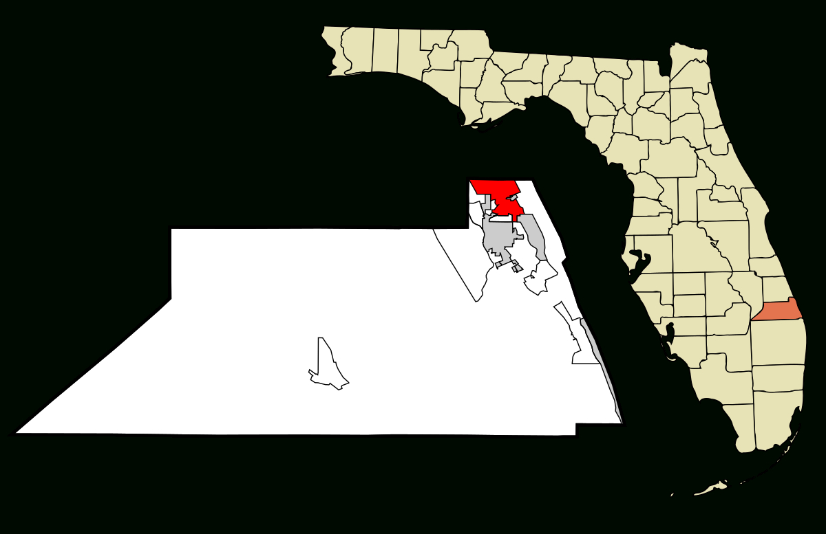 Datei:martin County Florida Incorporated And Unincorporated Areas pertaining to Map of Florida Jensen Beach