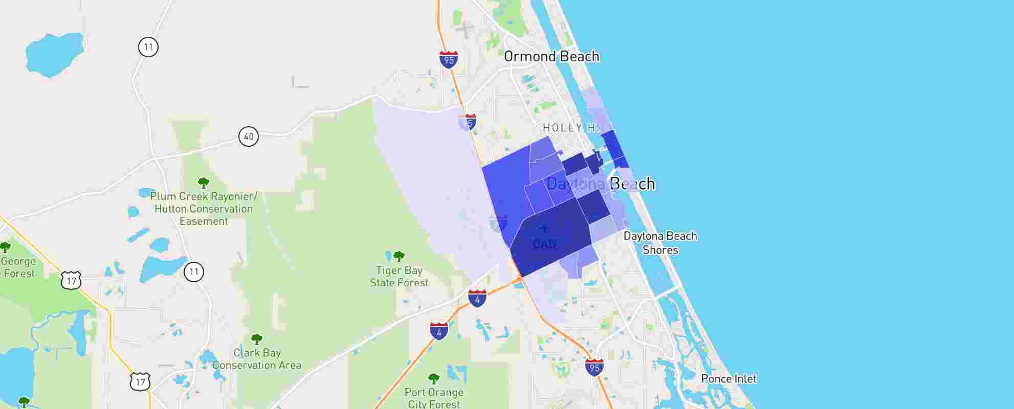 Daytona Beach Crime Rates And Statistics - Neighborhoodscout with Crime Map Daytona Beach Fl