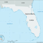 Daytona Beach | Florida, International Speedway, 500, Nascar Inside Daytona Beach On A Map