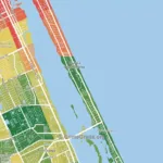 Daytona Beach Shores, Fl Violent Crime Rates And Maps | Crimegrade Inside Crime Map Daytona Beach Fl