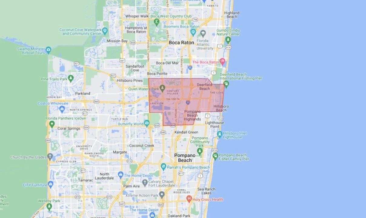 Deerfield Beach, Fl - Neighborhood Guide within Deerfield Beach Fl on Map