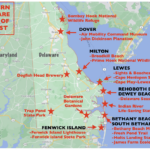 Delaware Beaches: Everything You Need To Know!   Travel With Lolly With Map Of Hotels In Rehoboth Beach Delaware