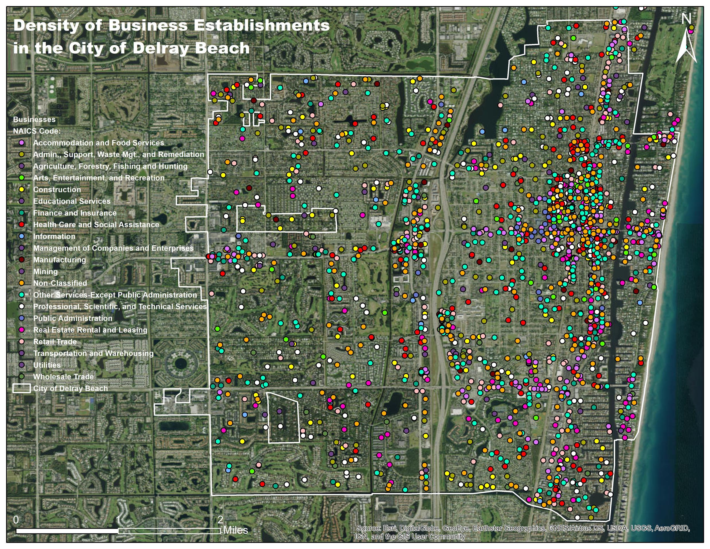 Delray Beach Competitive Assessment &Amp; Cluster Strategies inside City of Delray Beach Zoning Map