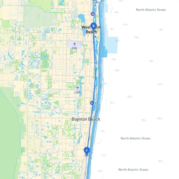 Google Maps Delray Beach Florida