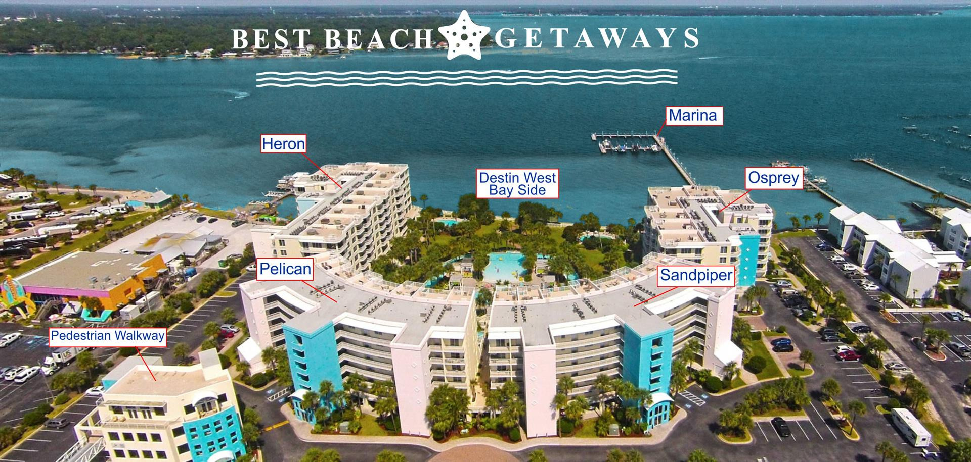 Destin West - Vacation Rentals - Best Beach Getaways with regard to Destin West Beach And Bay Resort Map