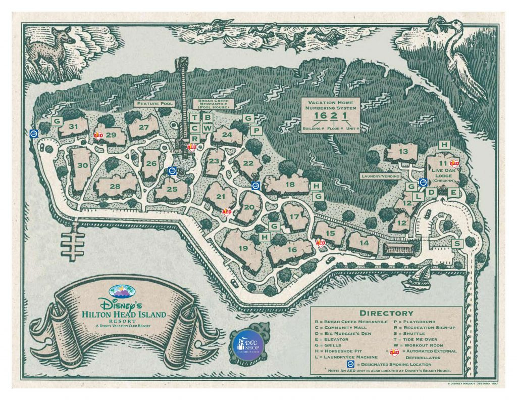 Disney Vacation Club Resort Maps: Find Your Way Around Dvc Resorts for Map Of Disney Vero Beach Resort
