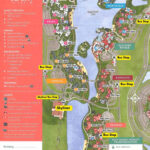 Disney'S Caribbean Beach Transportation Map (With Destinations) With Map Of Caribbean Beach Resort In Disney World