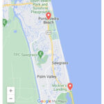 Does Anyone Have An Address For Public Beach Access For Ponte Intended For Ponte Vedra Beach On Map