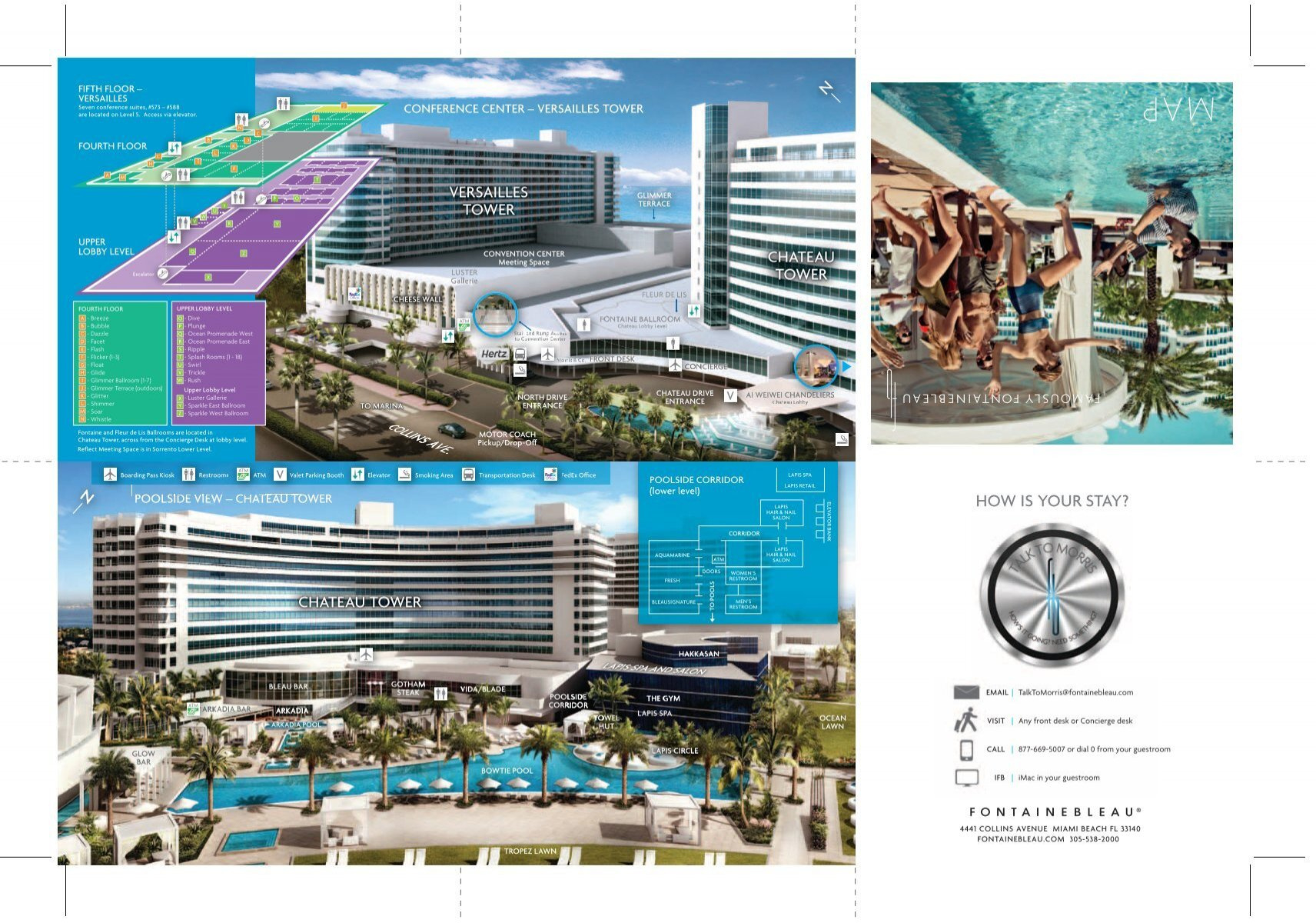 Download Brochure - Fontainebleau Miami Beach with Fontainebleau Miami Beach Hotel Map