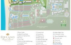 Dreams Royal Beach Resort Map, Punta Cana, Dominican Republic in Dreams Royal Beach Punta Cana Map