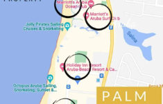 Eagle Beach Or Palm Beach Aruba: 7 Tips To Help You Choose regarding Aruba Hotel Map Palm Beach