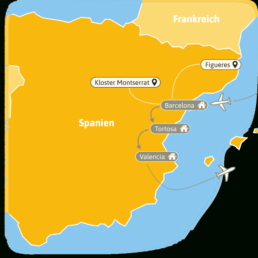 East Coast Spain: 8 Days From Barcelona To Valencia intended for Map Of Beaches Along East Coast