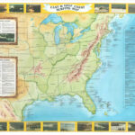 East & Gulf Coast Surfing Map Pertaining To Map East Coast Beaches Usa