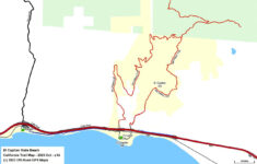 El Capitan Sb - California Trail Map regarding El Capitan Beach Camping Map