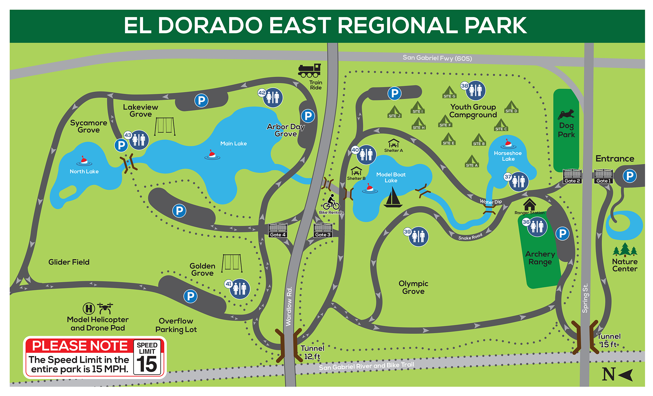 El Dorado East Regional Park Offers Tips For Visitors On Easter Sunday with El Dorado Park Map Long Beach