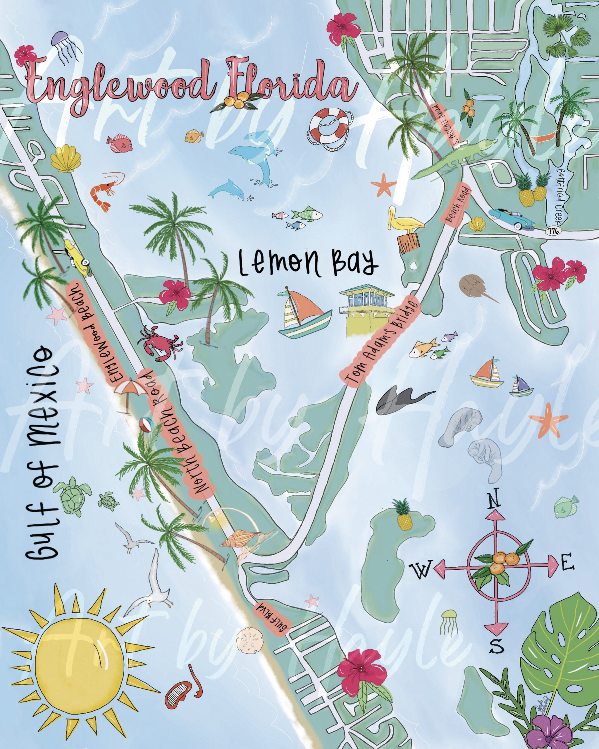 Englewood Florida Map with regard to Map of Englewood Beach Florida