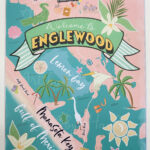 Englewood Florida Matted Map 2 Print   Etsy With Map Of Englewood Florida Beaches