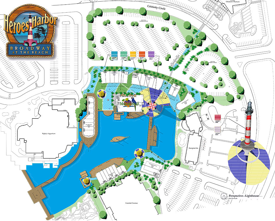 Environmental Concepts Llc | Margaritaville And Heroes Harbor throughout Map of Broadway At the Beach Myrtle Beach Sc