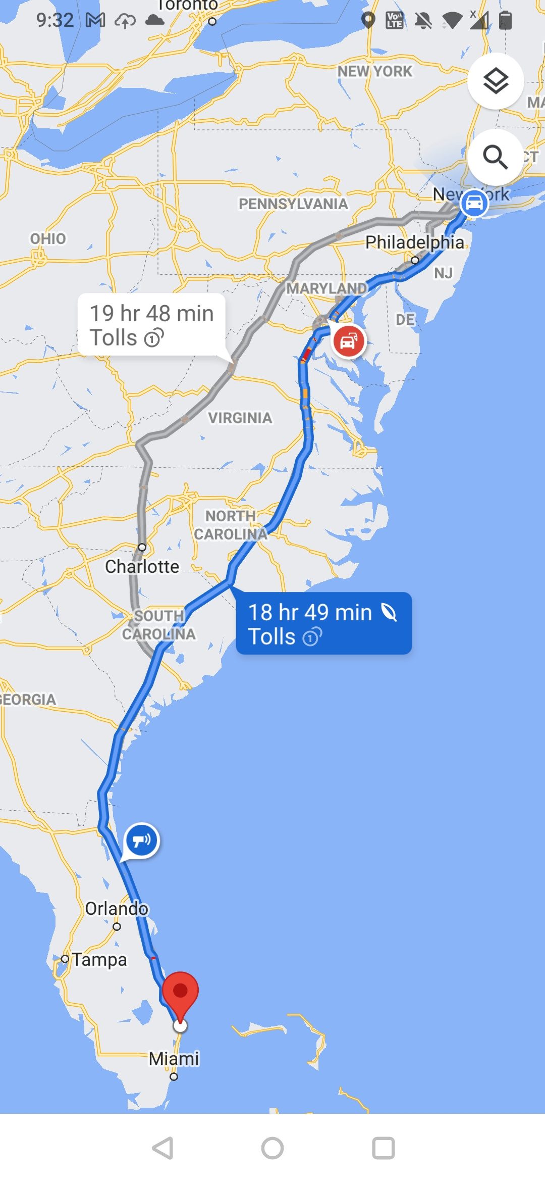 Excited Af! We Plan To Drive Down To Fl From Nyc During Christmas with Map Of East Coast From New York To Florida
