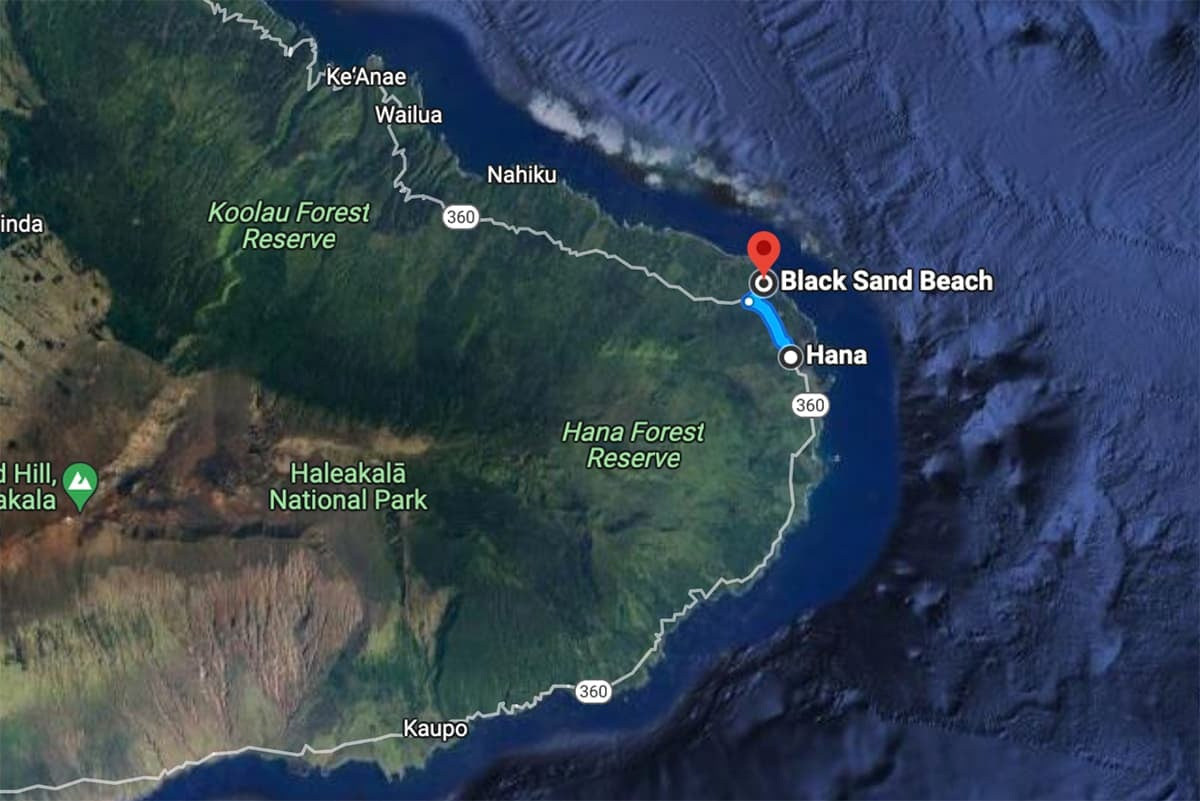 🏝 Maui Black Sand Beach 2024 Guide (Permits Required!) with regard to Black Sand Beach Maui Map